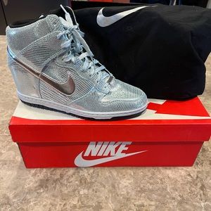 Disco ball sky hi Nike dunks